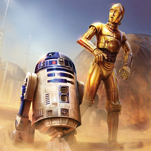 r2-d2 and c-3po
